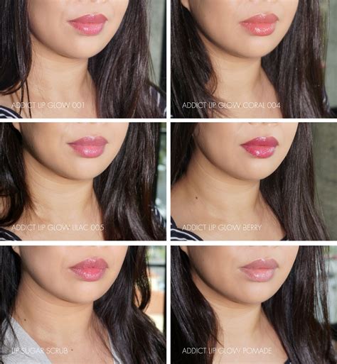 dior addict lip glow review and swatches